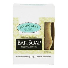 LIVING CLAY 自然手工皂, 橘子杏仁, 113克