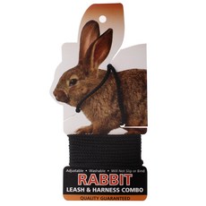 Coastal pet products inc 兔子專用胸背帶組, 1個, 黑色的