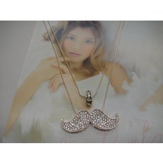 JIFU 鉅釜皮件 翹鬍子雙鑽鏈 K627