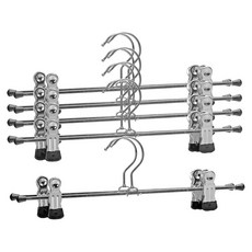 MAWA 褲裙掛架 兩個夾子 K-30D 褲架 30.5 x 7.6cm, 10片, 黑色的