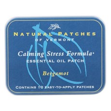 NaturalPatchesOfVermont 精油身體貼片, 10片, 1入, 佛手柑