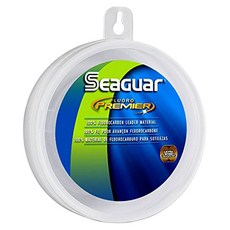 Seaguar Fluoro Premier 100% 碳氟化合物領導者釣魚線 130 磅, 單色