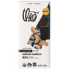 theo 特級黑鹽腰果巧克力, 1個, 85g