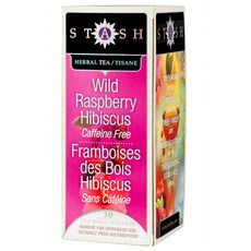 STASH TEA 野生覆盆子芙蓉 無咖啡因涼茶, 30件, 1.9克