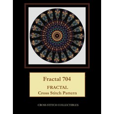 (英文圖書) Fractal 704: Fractal Cross Stitch Pattern 平裝版, Createspace Independent Pub..., 英文