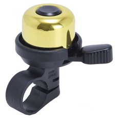 金屬自行車鈴鐺, 1個, 金色+黑色