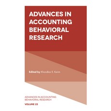 Advances in Accounting Behavioral Research 精裝版, Emerald Publishing Limited, 英文