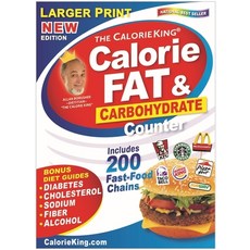 (英文圖書) Calorieking Larger Print Calorie Fat & Carbohydrate Counter 平裝版, Family Health Publications, 英文
