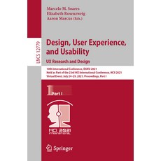 (英文圖書) Design User Experience and Usability: UX Research and Design: 10th International Conference... 平裝版, Springer, 英文