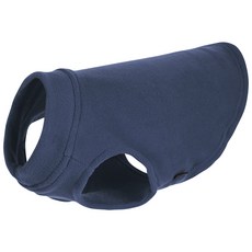 Gooby 彈性刷毛犬用背心, 鋼藍色, 1個