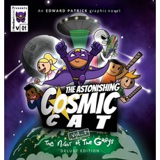 (英文圖書)The Astonishing Cosmic Cat: Vol. 1: The Night of the Greys: Deluxe Edition 精裝版, Huezoo LLC, 英文