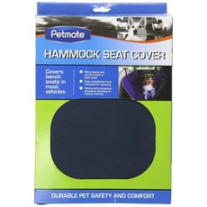 Petmate 寵物吊床汽車座套, 黑色的