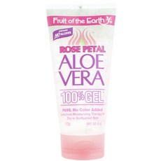 Fruit of the Earth 玫瑰花瓣蘆薈凝膠, 1個, 170克