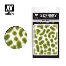 Vallejo AV SC404 Scenery 野生苔蘚 2mm 模型場景配件, 詳見包裝