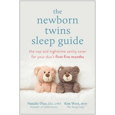 (英文圖書) The Newborn Twins Sleep Guide: The Nap and Nighttime Sanity Saver for Your Duo's First Five M... 平裝版, Benbella Books, 英文