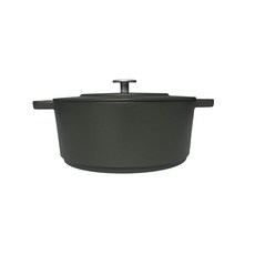 Combekk 雙耳不沾湯鍋+鍋蓋, Green, 24cm