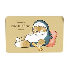 mofusand 雙層科技布吸水地墊, 貓福珊迪-SE-106