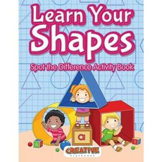 (英文圖書)Learn Your Shapes Spot the Difference Activity Book 平裝版, Creative Playbooks, 英文
