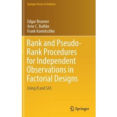 (英文圖書) Rank and Pseudo-Rank Procedures for Independent Observations in Factorial Designs: Using R an... 精裝版, Springer, 英文