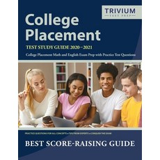 (英文圖書) College Placement Test Study Guide 2020-2021: College Placement Math and English Exam Prep with Prac... 平裝版, Trivium Test Prep, 英文
