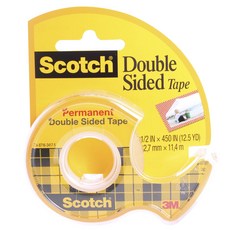 3M Scotch 雙面膠帶 1.3cm X 11.4m, 1個