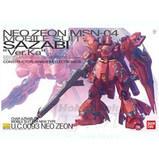 BANDAI 萬代 MG 1/100 MSN-04 沙薩比 Ver.Ka 紅色慧星 夏亞 模型, 1個