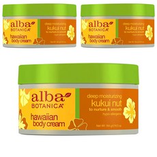 alba BOTANICA 夏威夷果深層保濕乳液, 3個, 184克