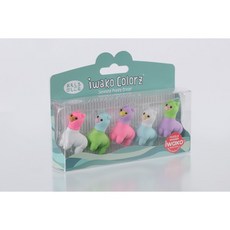 IWAKO 造型橡皮擦-羊駝系列日本製, 1盒