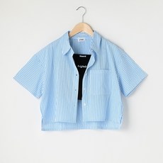 LOVETOXIC 女童款LTXC含內搭短袖條紋襯衫