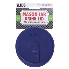 iLIDS 適合梅森罐飲料蓋寬, 鈷, 1個
