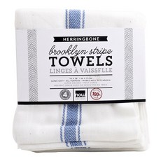 now DESIGNS 條紋毛巾, 4件, 代爾夫特
