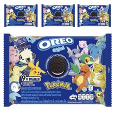 OREO 奧利奧 寶可夢聯名夾心餅乾, 4袋, 248.4g
