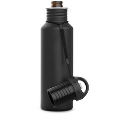BOTTLEKEEPER 標準尺寸隔熱啤酒瓶, 1個, 黑色
