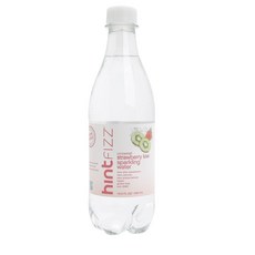 Hint Peezy無糖草莓奇異果氣泡水, 1個, 500ml