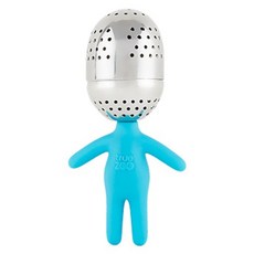 真正的沖泡茶浸泡器, 1個, 藍色