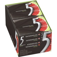 5 Gum 無糖口香糖, 2.7g, 150入, Watermelon Prism