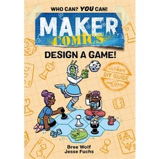(英文圖書)Maker Comics: Design a Game! 平裝版, First Second, 英文