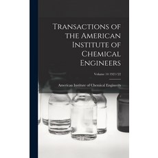 (英文圖書) Transactions of the American Institute of Chemical Engineers; Volume 14 1921/22 精裝版, Legare Street Press, 英文