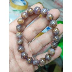 高級紫鈦手珠。顆顆帶鈦。顆顆紫色10.3mm非幽靈, 詳見包裝