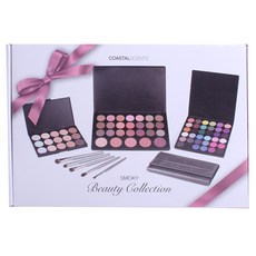 COASTAL SCENTS 美容系列, 眼部刷具組+眼影盤+修容腮紅盤+遮瑕膏, 1組