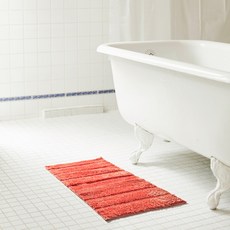 RT designer's collection Bello Microfiver Bass Mat浴室科學50.8 x 81.3cm, 1個, 珊瑚