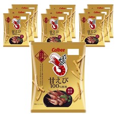 Calbee 卡樂比 蝦條 甜蝦口味, 10個, 50g