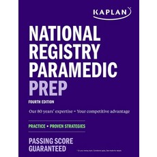 (英文圖書) National Registry Paramedic Prep: Practice + Proven Strategies 平裝版, Kaplan Publishing, 英文