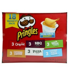 PRINGLES 品客 綜合風味洋芋片組, 1盒, 372g