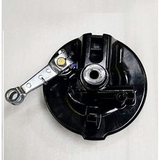 SYM 三陽 原廠 迪爵125 VIVO125 鼓煞前剎車盤組 黑銀色 含剎車皮, 銀色