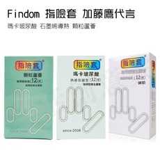 Findom 指險套 瑪卡玻尿酸 石墨烯導熱 顆粒 蘆薈 加藤鷹代言, 詳見包裝, 詳見包裝, Findom 指險套 瑪卡玻尿酸12入