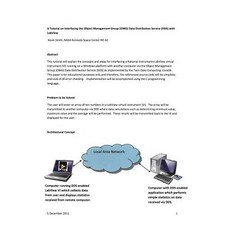 A Tutorial on Interfacing the Object Management Group (Omg) Data Distribution Service (Dds) with Lab... 平裝版, Independently Published, 英語