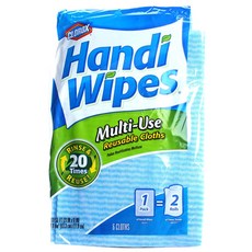 CLOROX 高樂氏 可重複使用式條紋抹布, 6張, 1包