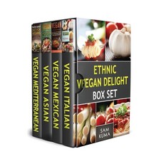 (英文圖書) Ethnic Vegan Delight Box Set: 4 Books in 1 平裝版, Abiprod Pty Ltd, 英文
