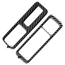 LEXUS 凌志 RX 350 RX200t 真碳纖維窗戶升降開關卡夢框 碳纖裝飾車貼 汽車百貨, 1個